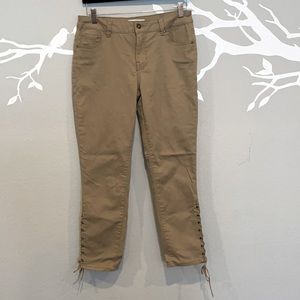 Pants with tie up sides. size 8. i11